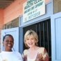 Carmen Nebel , bei Aids-Hilfsprojekt in Suedafrika